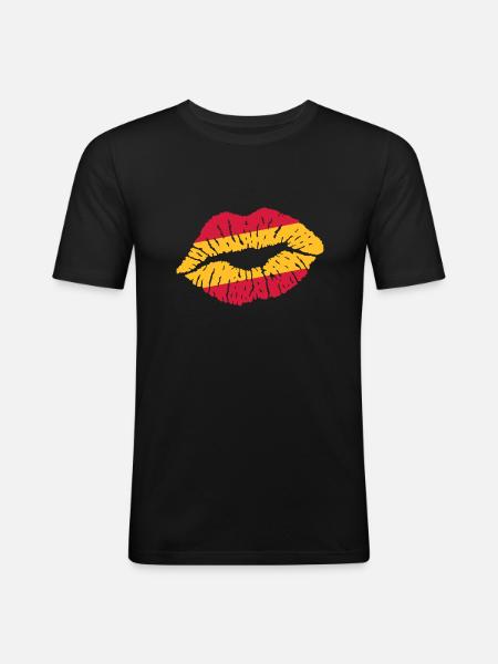 Kiss (Spain) - Men's Slim Fit T-Shirt - black