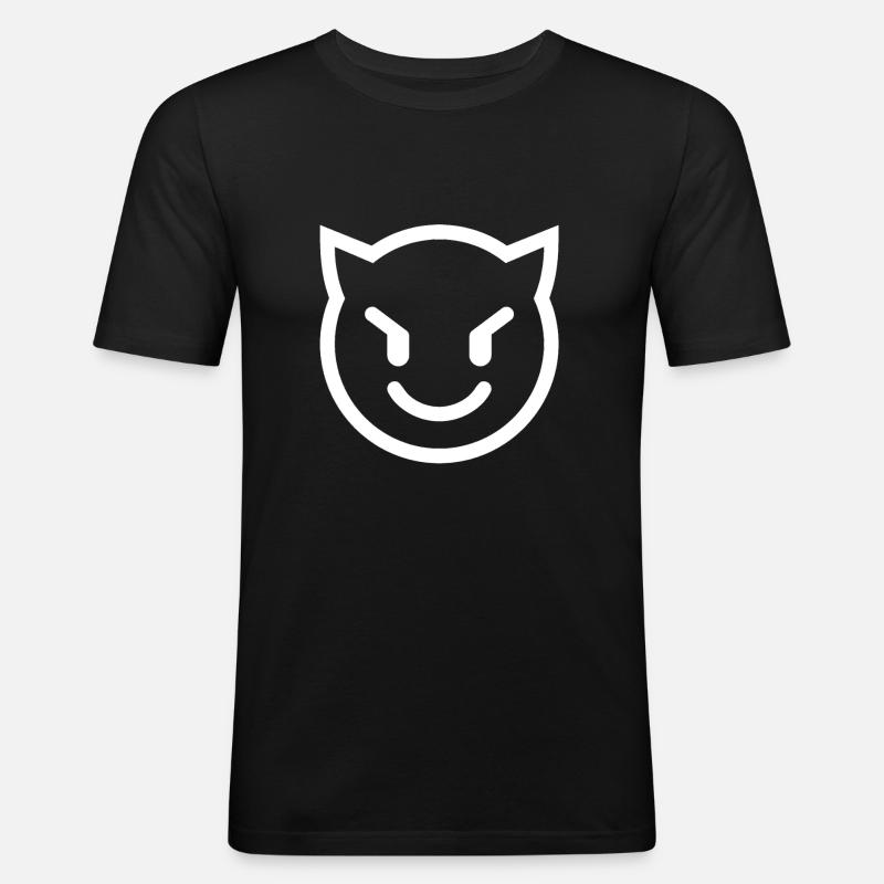 devil - Men's Slim Fit T-Shirt - black