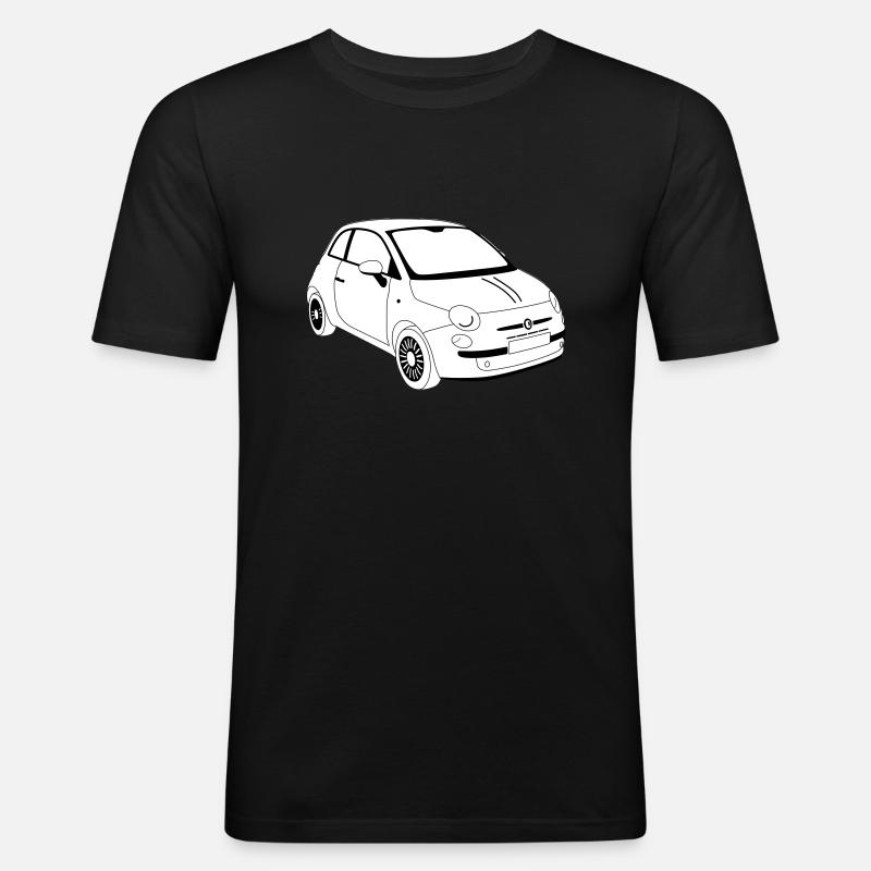 500 2007 - Männer Slim Fit T-Shirt - Schwarz