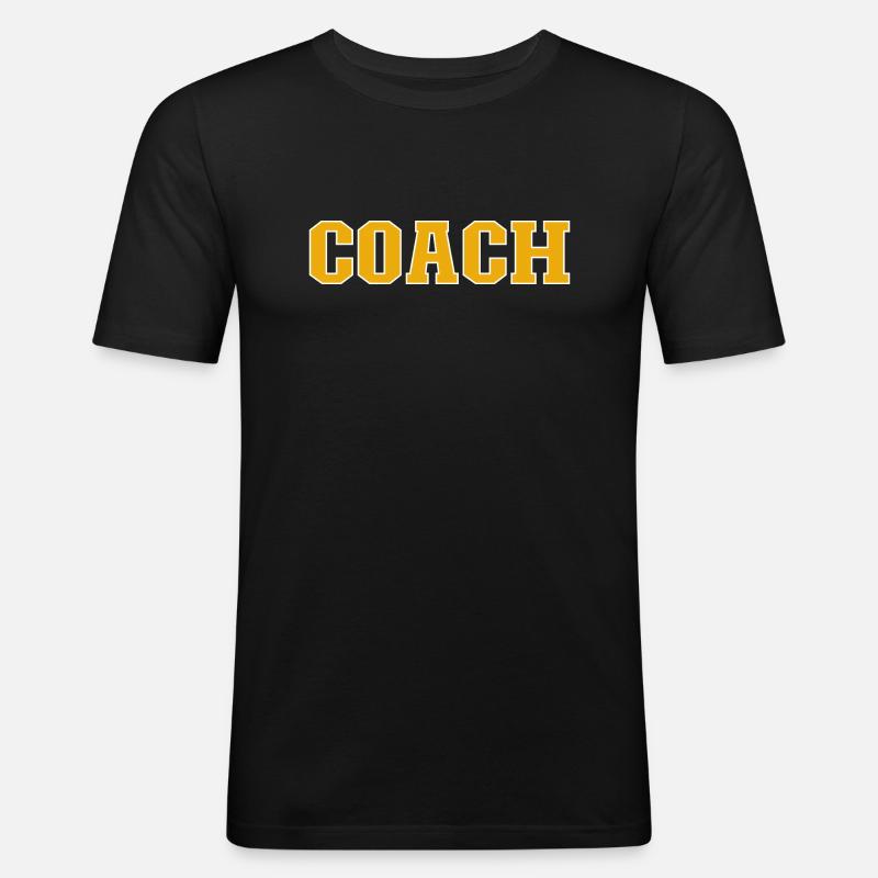 Coach - Männer Slim Fit T-Shirt - Schwarz