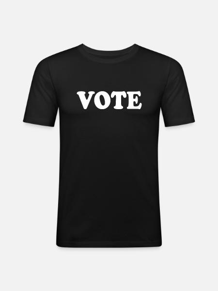 Vote - Men's Slim Fit T-Shirt - black