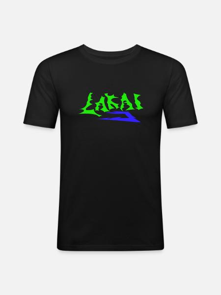 Lakai sharp - Men's Slim Fit T-Shirt - black