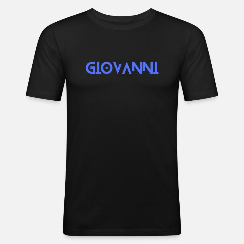 Giovanni - Männer Slim Fit T-Shirt - Schwarz
