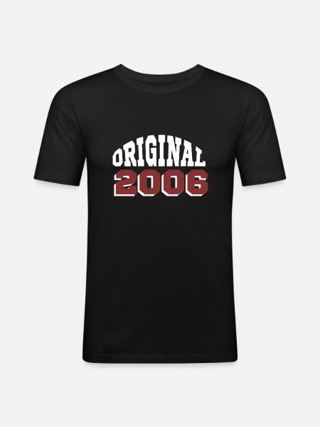 Original 2006 - Men's Slim Fit T-Shirt - black