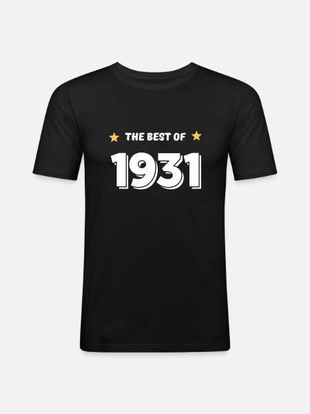 Best of 1931 - Men's Slim Fit T-Shirt - black