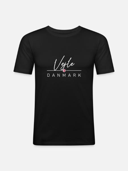 Dänemark - Vejle - Danmark - Denmark - Men's Slim Fit T-Shirt - black