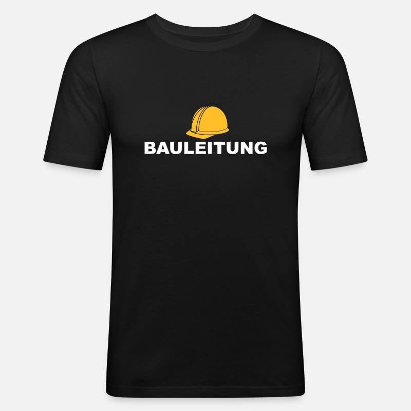 Construction Supervision Construction Supervision - Men's Slim Fit T-Shirt - black