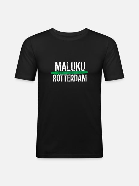 MALUKU ROTTERDAM - Men's Slim Fit T-Shirt - black