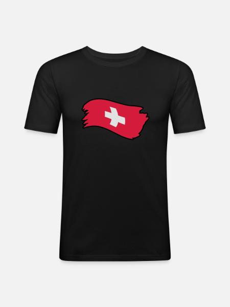 suisse23 - Men's Slim Fit T-Shirt - black