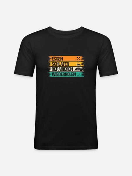 Master Roofer Roofer - Men's Slim Fit T-Shirt - black