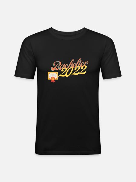 bachelier 2022 - T-shirt près du corps Homme - noir