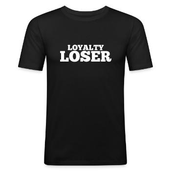 Cheater Relationship Revenge Cheating Disloyal - Men's Slim Fit T-Shirt - black - Front - Nik (191cm)