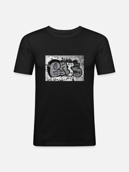 Graff City - Männer Slim Fit T-Shirt - Schwarz