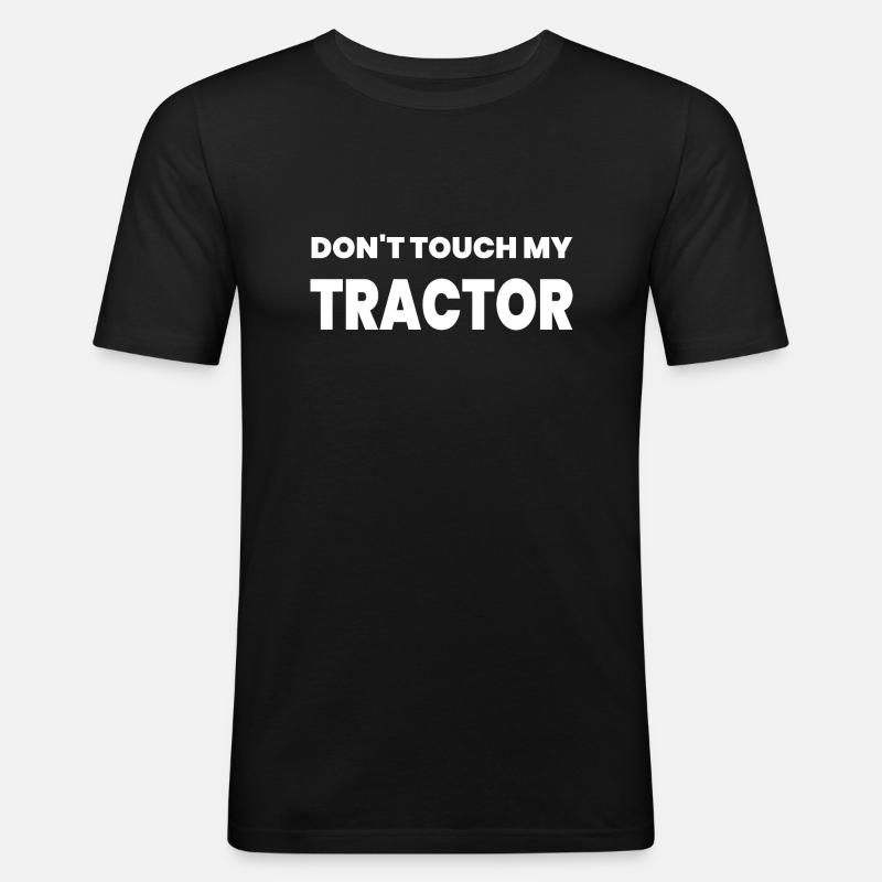 Traktor - Männer Slim Fit T-Shirt - Schwarz