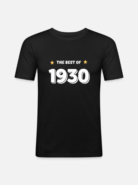 Best of 1930 - Men's Slim Fit T-Shirt - black