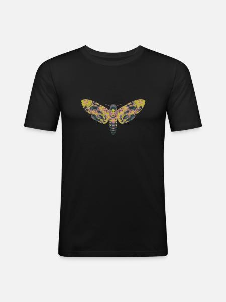 Skull swarmer - Men's Slim Fit T-Shirt - black