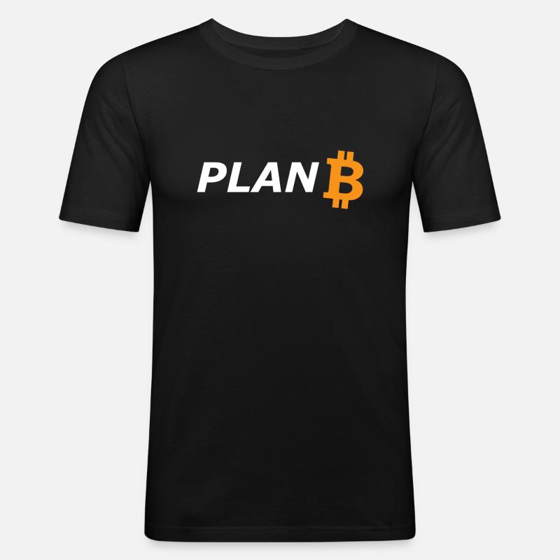 Plan B - Männer Slim Fit T-Shirt - Schwarz