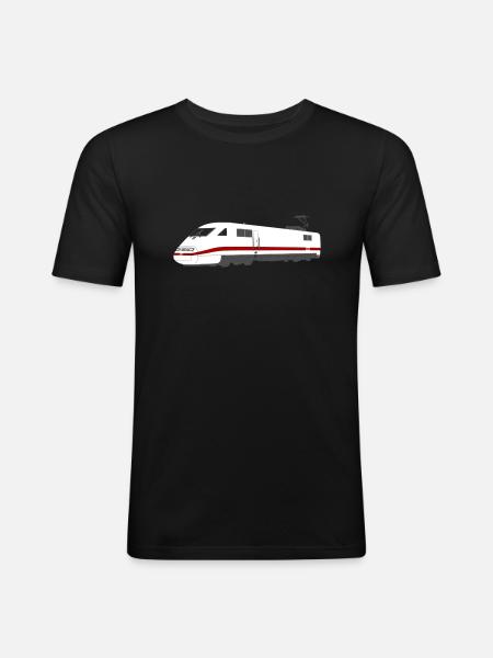 Klasse 401 - Mannen slim fit T-shirt - zwart