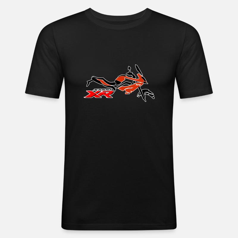 Cool S1000XR Motorcycle - Männer Slim Fit T-Shirt - Schwarz