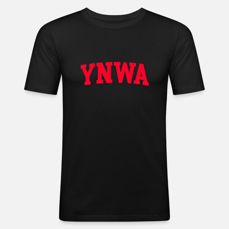 ynwa - Männer Slim Fit T-Shirt - Schwarz