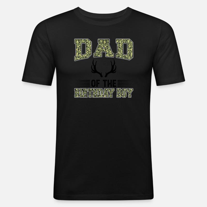 Jäger Jagd Jagd Geschenk - Männer Slim Fit T-Shirt - Schwarz