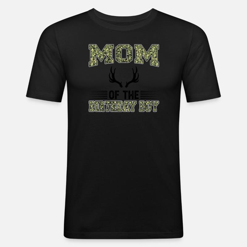 Jäger Jagd Jagd Geschenk - Männer Slim Fit T-Shirt - Schwarz