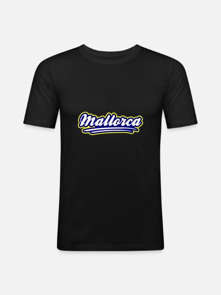 Mallorca Stylish - Men's Slim Fit T-Shirt - black