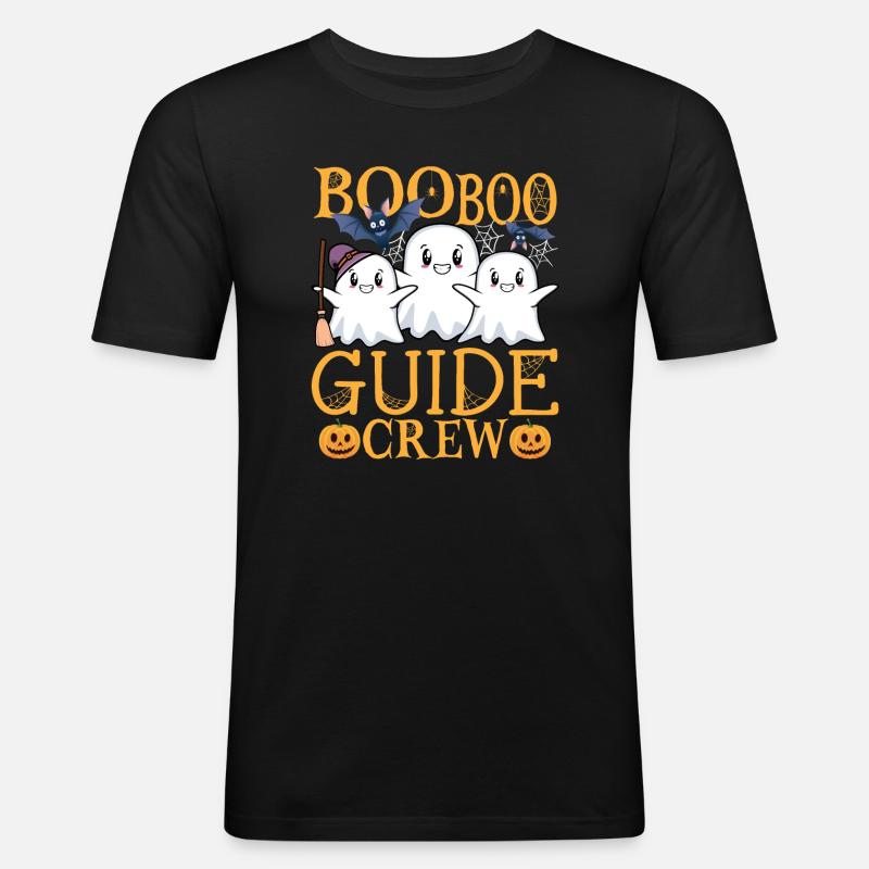 Guide Tourguide Spruch - Männer Slim Fit T-Shirt - Schwarz