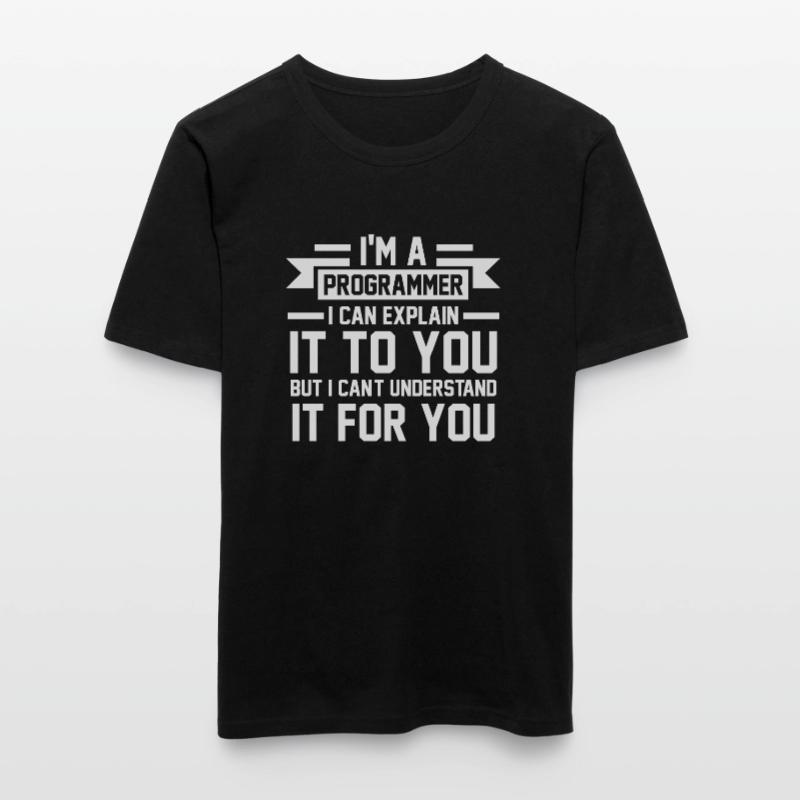 Programmer Programmer Programming Geschenk Männer Slim Fit T-Shirt