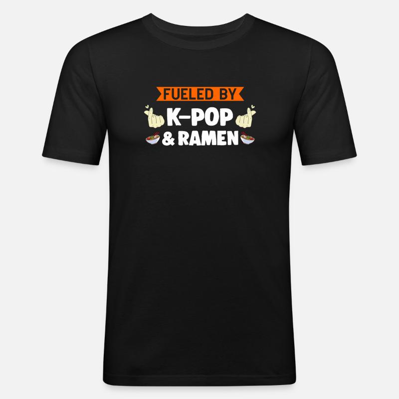 K-Pop-K-Pop-Merch K-Pop-Waren Geschenk - Männer Slim Fit T-Shirt - Schwarz