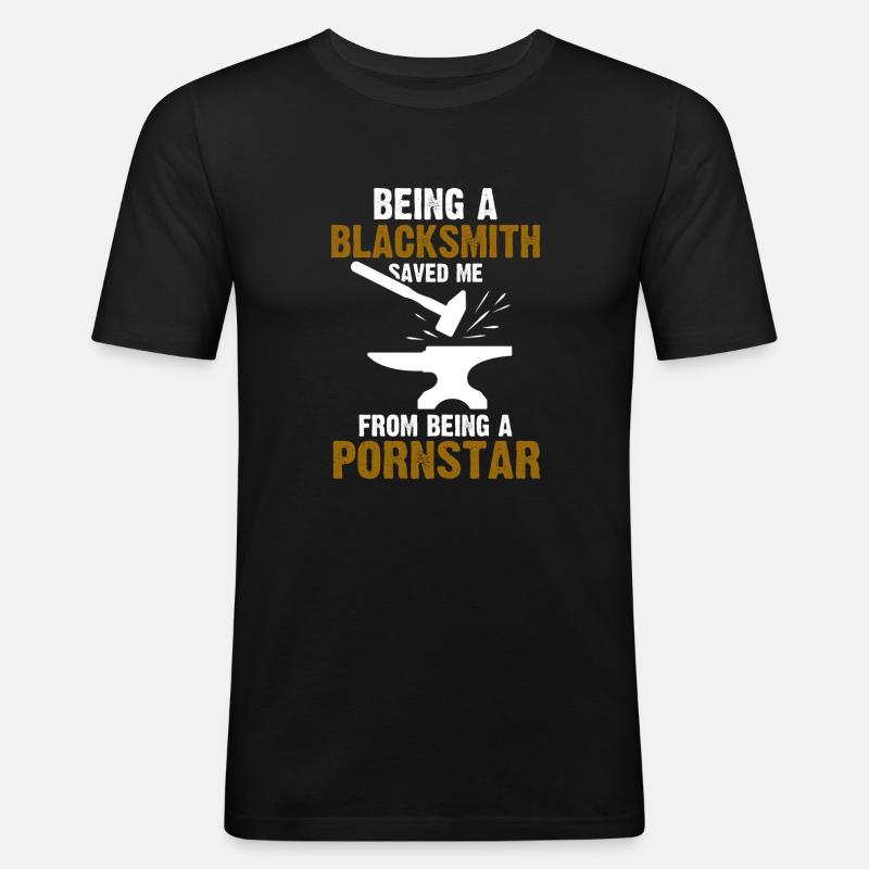 Blacksmith Blacksmith Gift - Men's Slim Fit T-Shirt - black