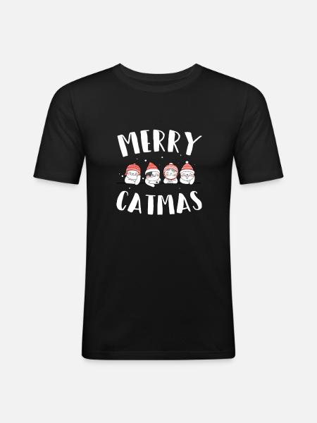 Christmas - Men's Slim Fit T-Shirt - black