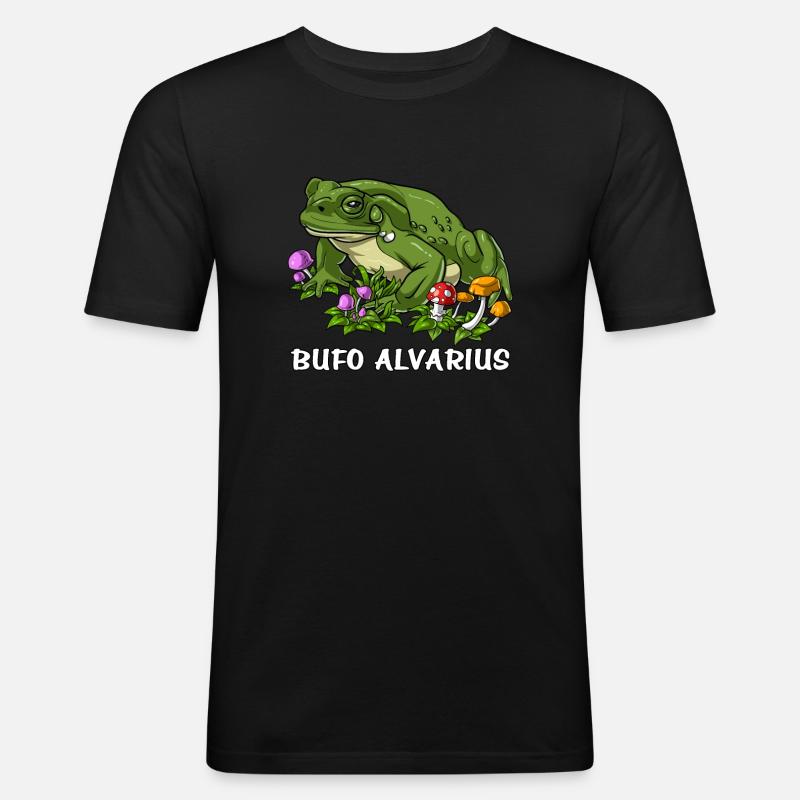 Bufo Alvarius Toad - Men's Slim Fit T-Shirt - black