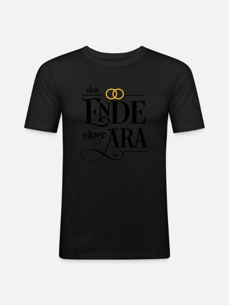 Junggesellenabschied - Men's Slim Fit T-Shirt - black