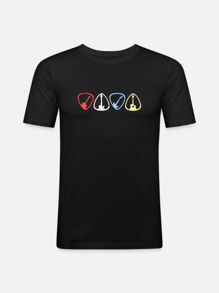 Guitar guitar - Men's Slim Fit T-Shirt - black