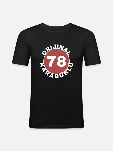 Karabük - Men's Slim Fit T-Shirt - black