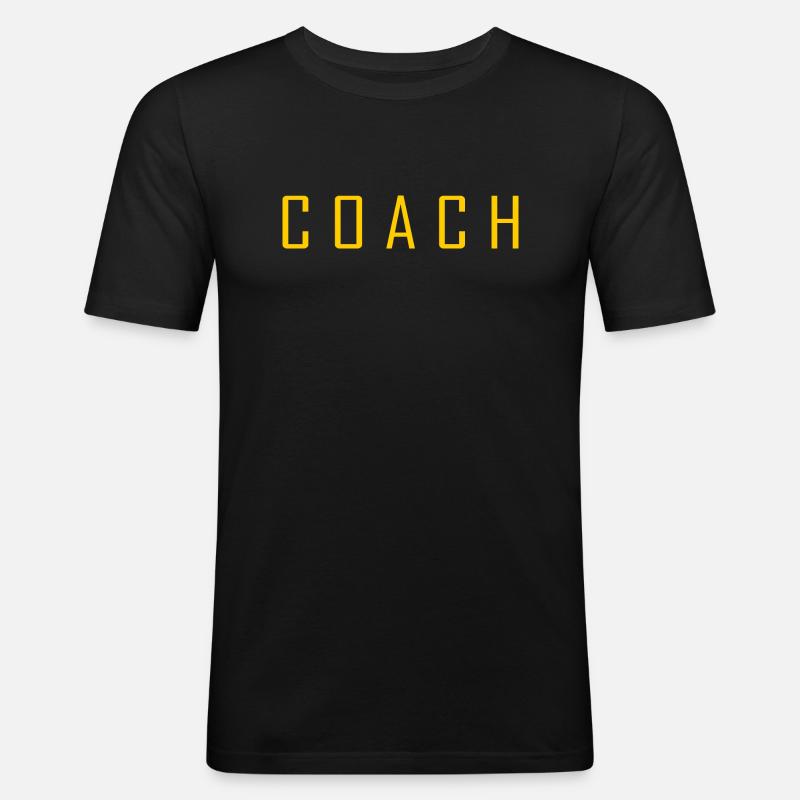 Coach - Männer Slim Fit T-Shirt - Schwarz