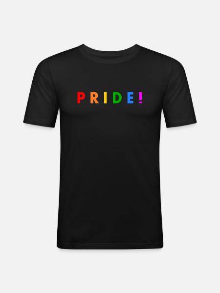 Pride - Men's Slim Fit T-Shirt - black