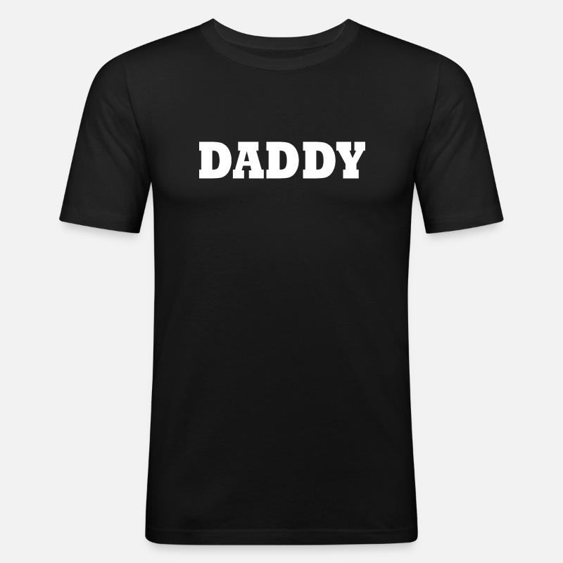Daddy - Slim Fit T-shirt herr - svart