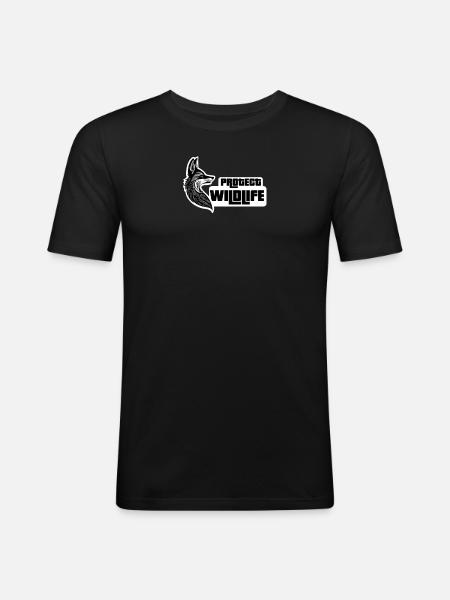 Protect wildlife - Men's Slim Fit T-Shirt - black