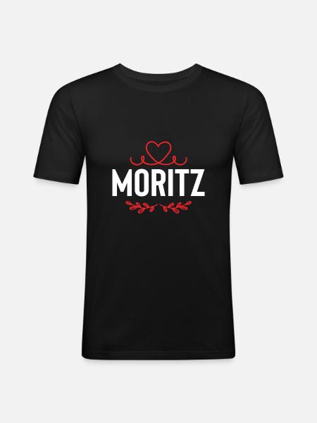 Moritz - Men's Slim Fit T-Shirt - black