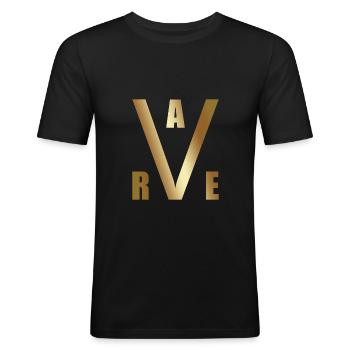 RAVE RAVER TECHNO - T-shirt près du corps Homme - noir - Devant - Nik (191cm)
