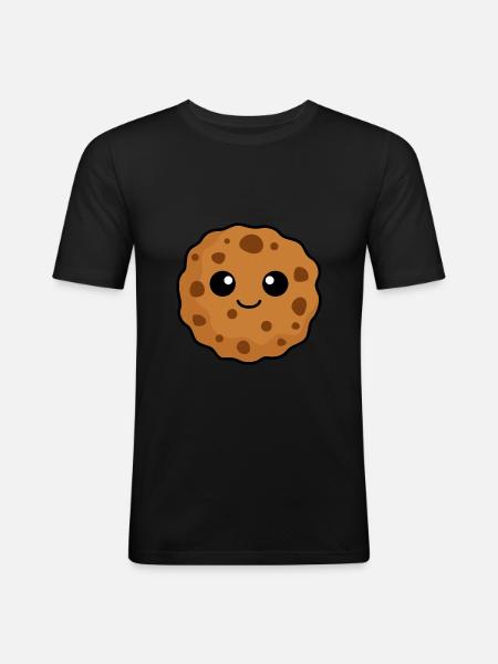 Cookies Comic - Men's Slim Fit T-Shirt - black