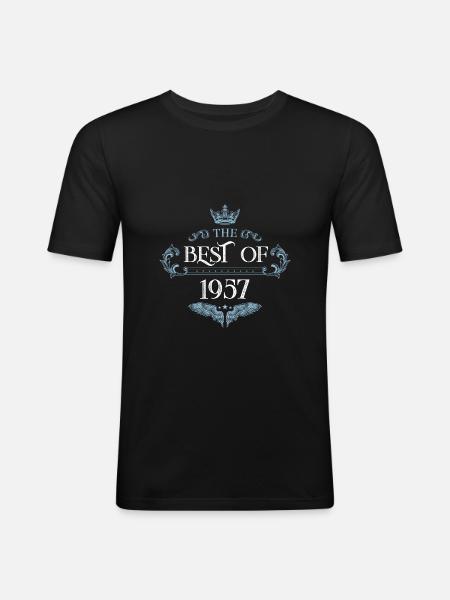 1957 best of - Men's Slim Fit T-Shirt - black