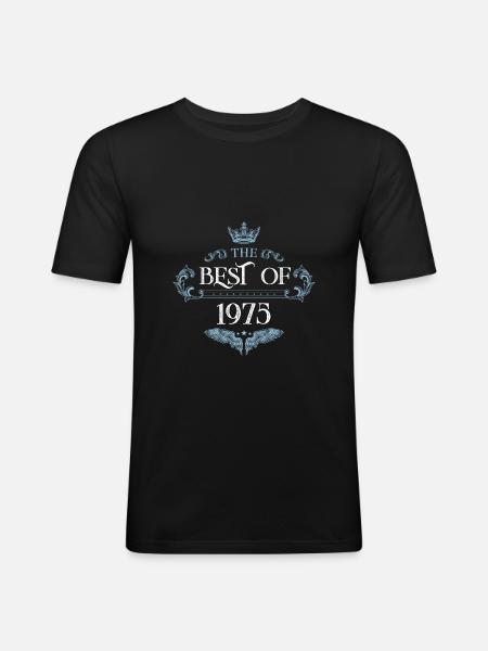 1975 best of - Men's Slim Fit T-Shirt - black