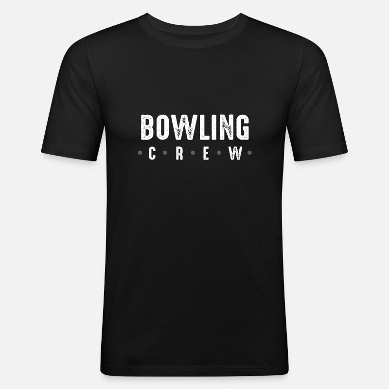 Bowling Crew - Men's Slim Fit T-Shirt - black