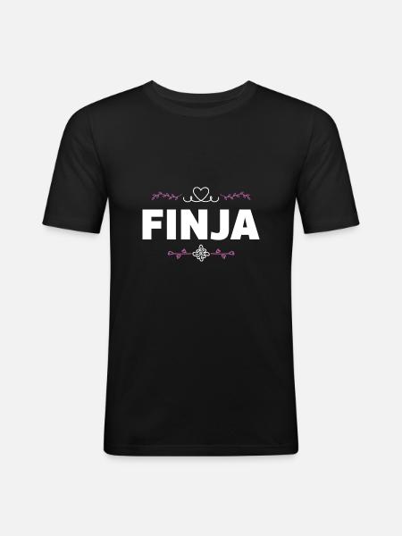 Jennifer - Men's Slim Fit T-Shirt - black
