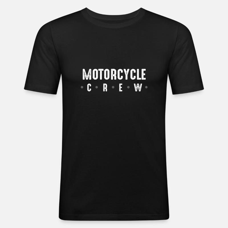Motorcycle Crew - Men's Slim Fit T-Shirt - black