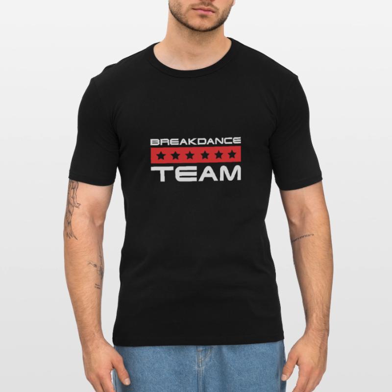 Équipe de breakdance T-shirt près du corps Homme