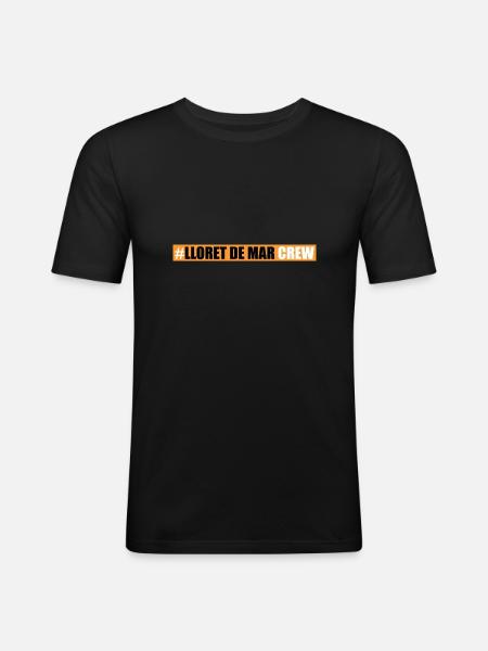 Lloret De Mar Crew - Men's Slim Fit T-Shirt - black